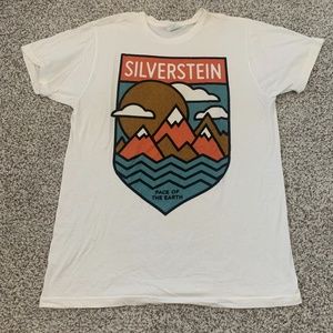 Rare Silverstein "Face Of The Earth" Band Tee Large